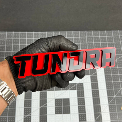 1PC TUNDRA Emblem – Multicolor 3D Acrylic Car & Truck Fender Badge
