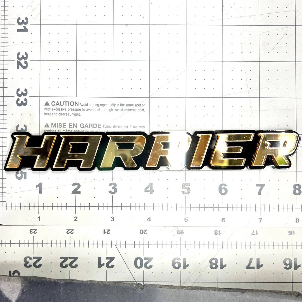 1pcs HARRIER Multicolor 3D Car Emblem – Durable Acrylic Badge for Vehicles