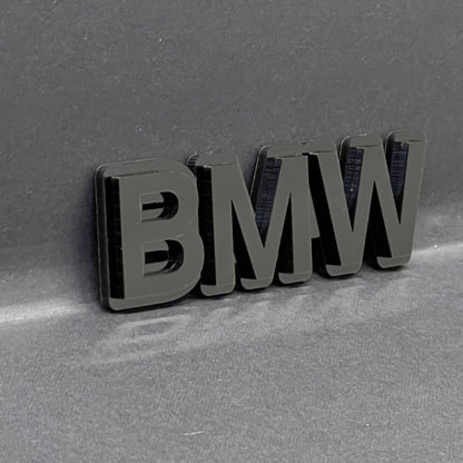 1PC BMW 3D Lettering Emblem – Exterior Badge Decal for Trunk, Fender, or Door