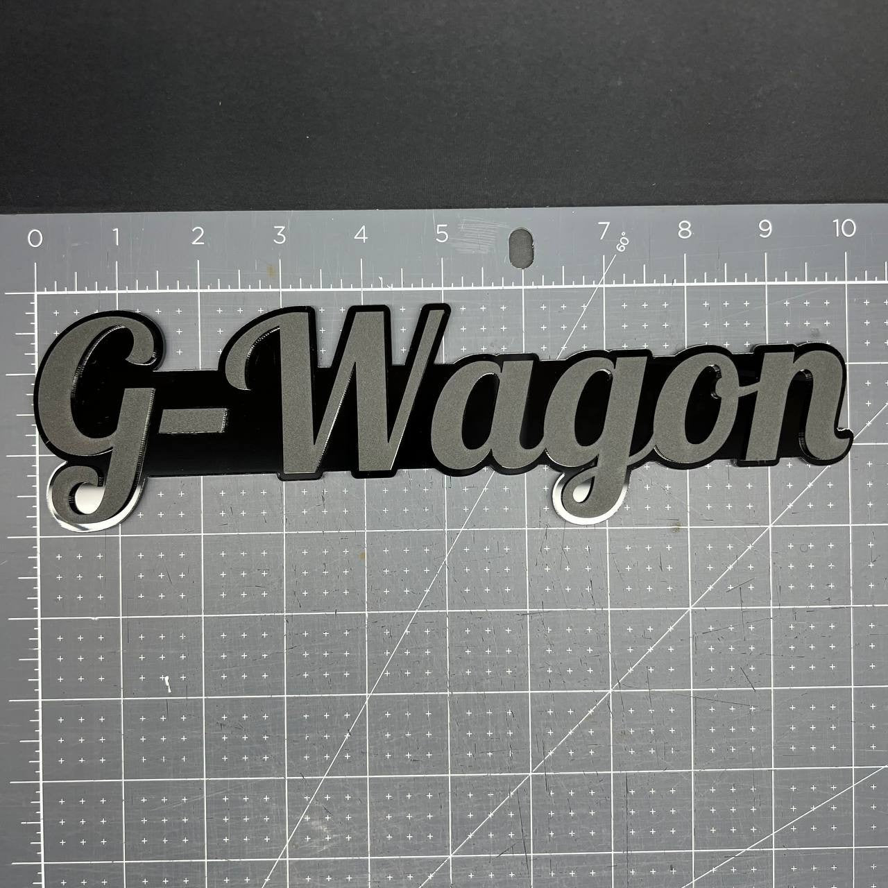 1X G-Wagon Black Emblem 3D Mercedes G-Class Badge for Rear, Fender, or Tailgate