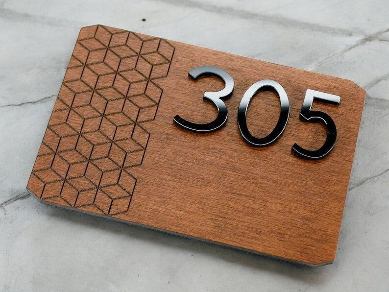 House Number Plaque Personalized Home Address Sign house number