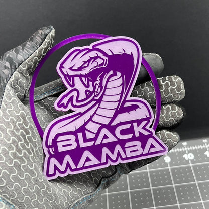 1PC Cobra Snake Emblem – 3D Acrylic Badge Decal Fits Ford Mustang Shelby GT
