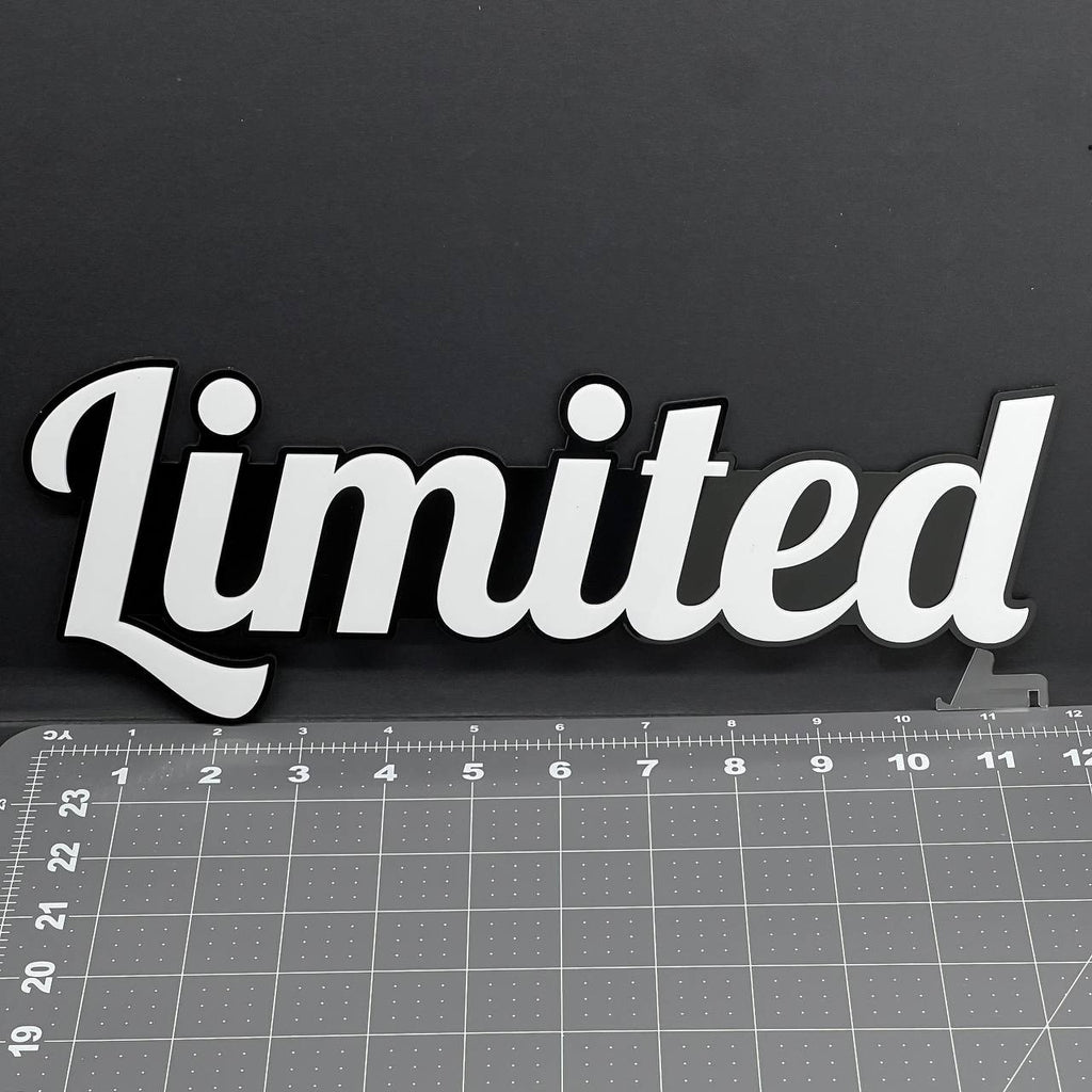 1PC LIMITED 3D Acrylic Emblem Badge for Car SUV or Truck – Fender/Tailgate
