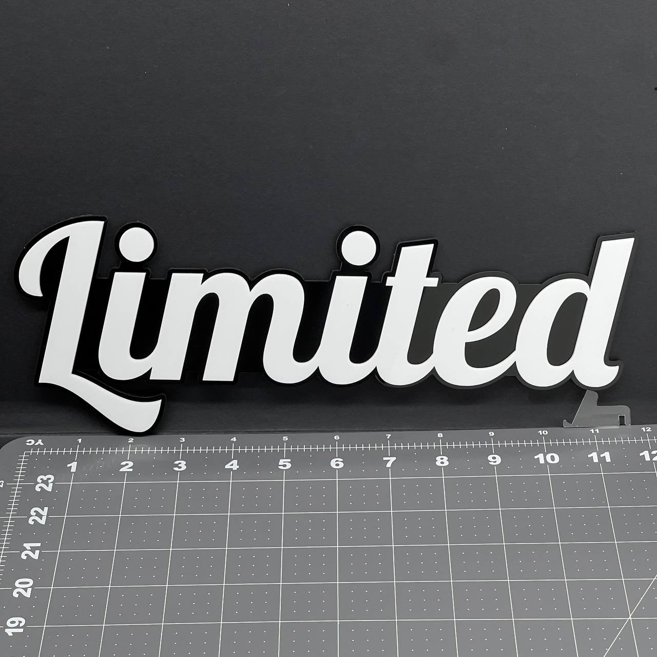 1PC LIMITED 3D Acrylic Emblem Badge for Car SUV or Truck – Fender/Tailgate