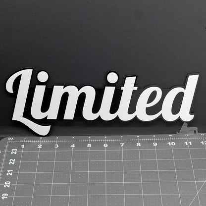 1PC LIMITED 3D Acrylic Emblem Badge for Car SUV or Truck – Fender/Tailgate