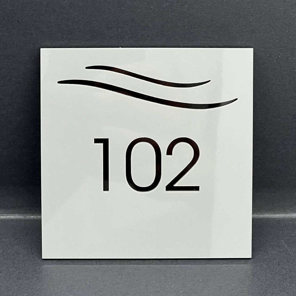 Personalised House Address Plaque – Door Number Sign Custom Made