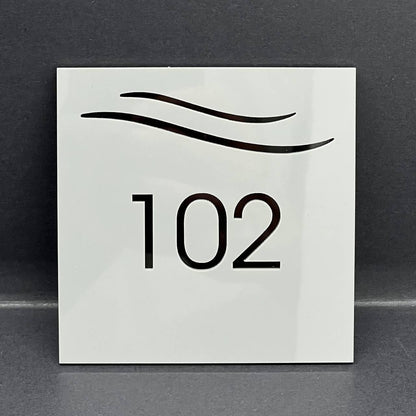 Personalised House Address Plaque – Door Number Sign Custom Made