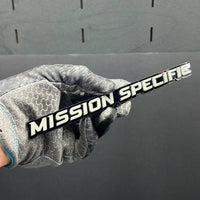 MISSION SPECIFIC Emblem – 3D Multicolor Acrylic Fender & Tailgate Badge (1pcs)
