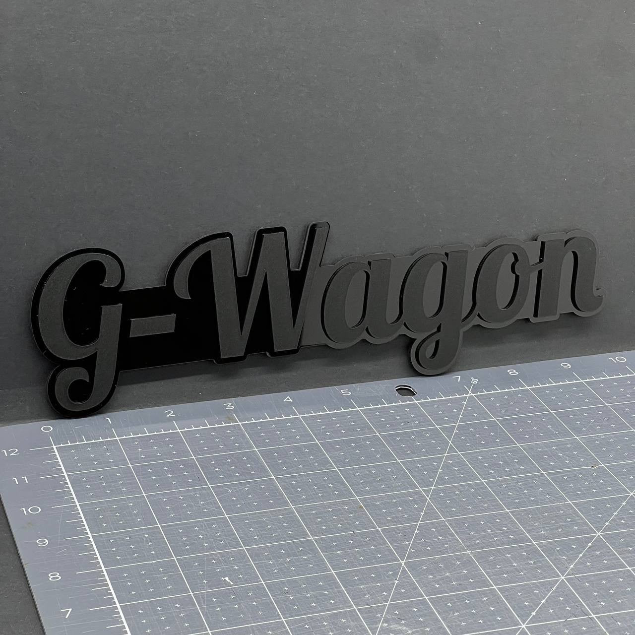 1X G-Wagon Black Emblem 3D Mercedes G-Class Badge for Rear, Fender, or Tailgate