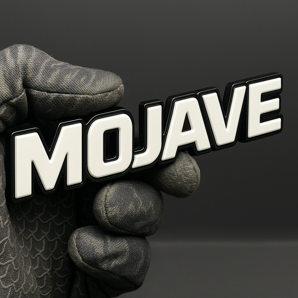 1pc MOJAVE Multicolor 3D Emblem – Acrylic Fender or Trunk Car Badge