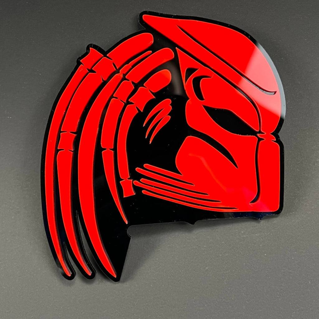 1PC PREDATOR 3D Acrylic Badge – Car Truck Fender Tailgate Trunk Emblem Decal