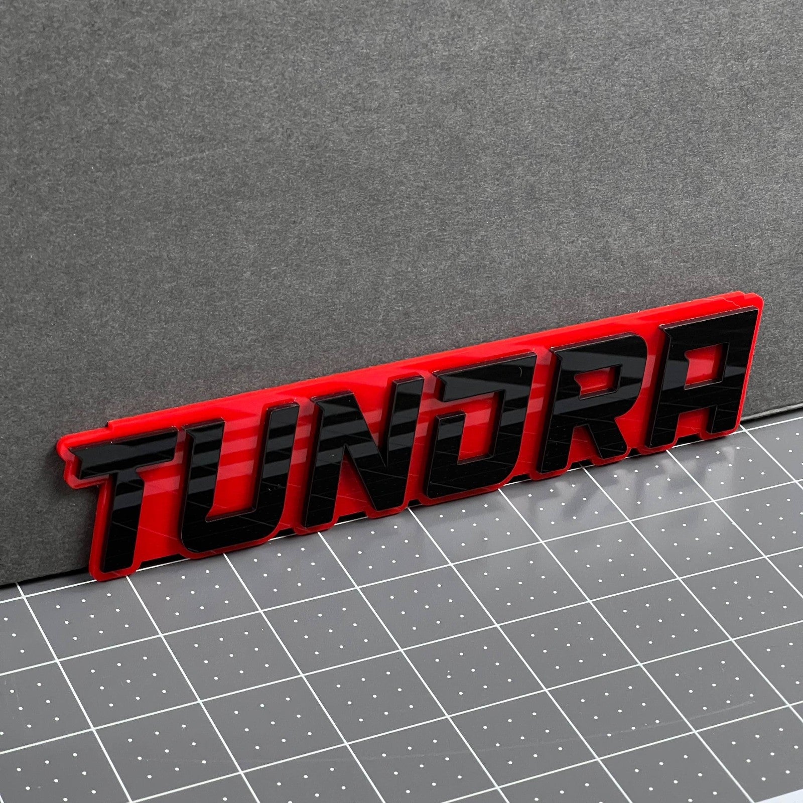 1PC TUNDRA Emblem – Multicolor 3D Acrylic Car & Truck Fender Badge