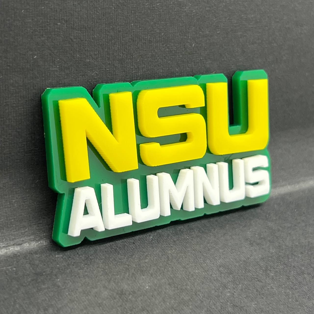 1PC NSU ALUMNUS 3D Acrylic Emblem Badge for Car SUV or Truck – Fender/Tailgate