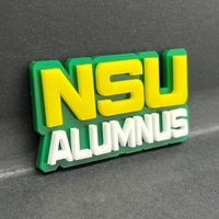 1PC NSU ALUMNUS 3D Acrylic Emblem Badge for Car SUV or Truck – Fender/Tailgate