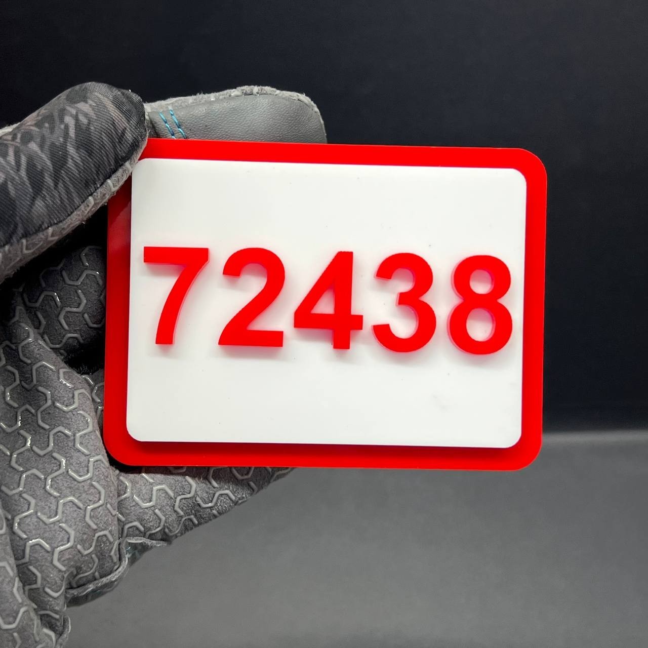 Custom Modern Acrylic House Sign – Personalized Door Number Plaque 1–999