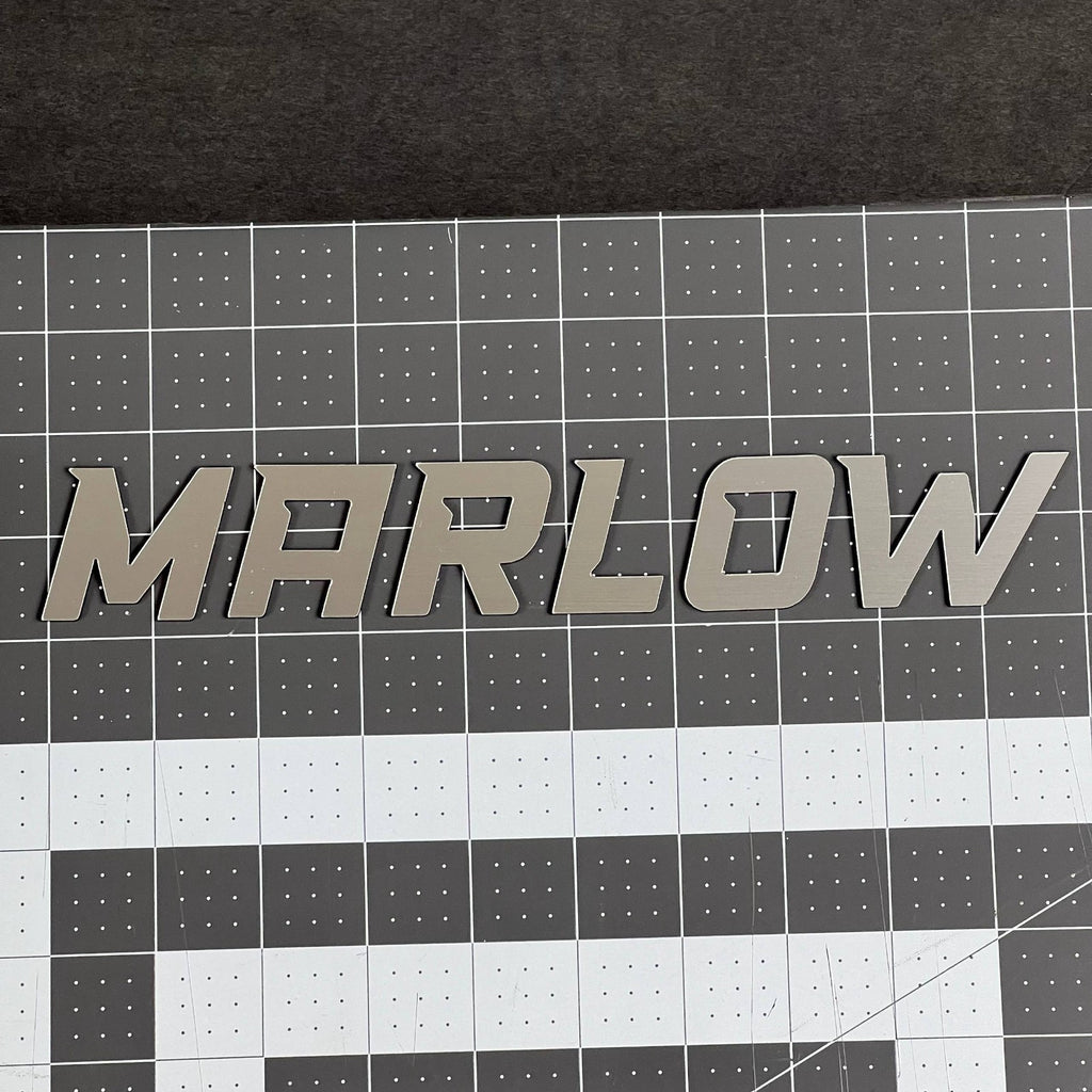1PC MARLOW Emblem – 3D Multicolor Acrylic Car Badge Decal Sticker