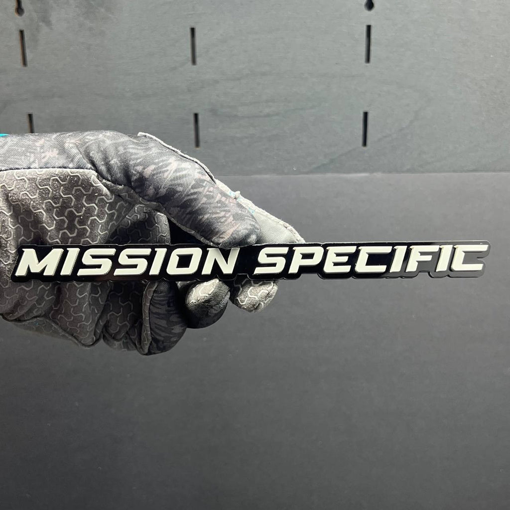 MISSION SPECIFIC Emblem – 3D Multicolor Acrylic Fender & Tailgate Badge (1pcs)