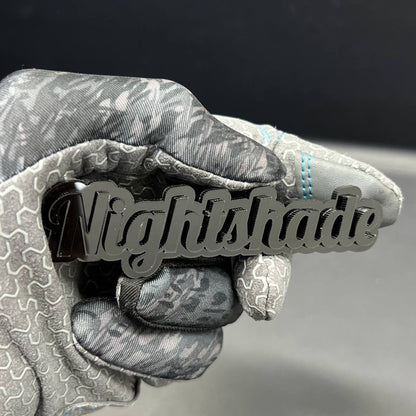 1PC Nightshade Emblem – 3D Acrylic Tailgate or Fender Badge for Car, SUV
