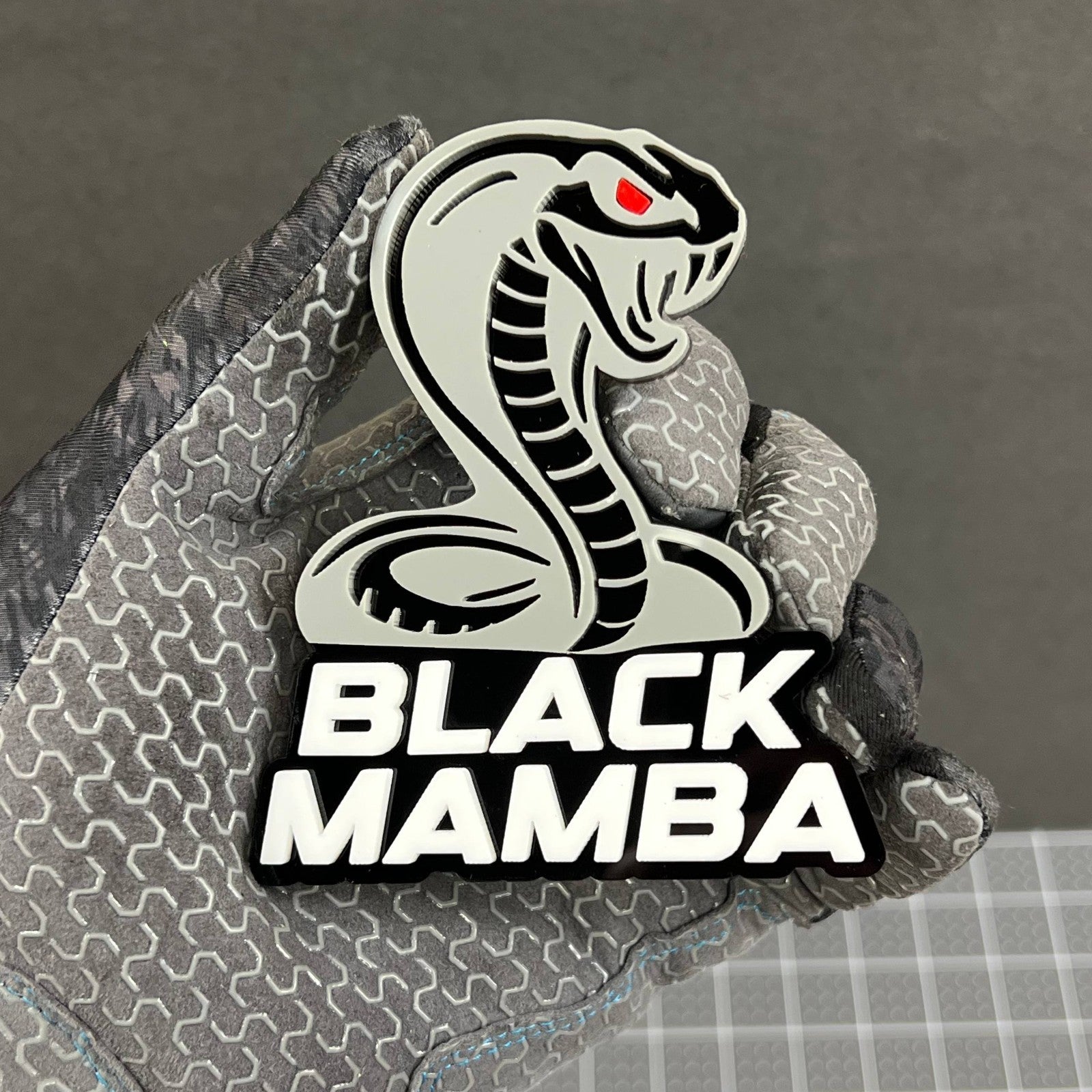 1PC BLACK MAMBA Emblem – Durable 3D Acrylic Multicolor Car & Truck Badge