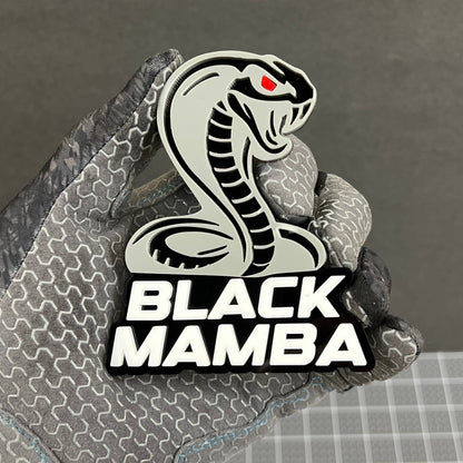 1PC BLACK MAMBA Emblem – Durable 3D Acrylic Multicolor Car & Truck Badge