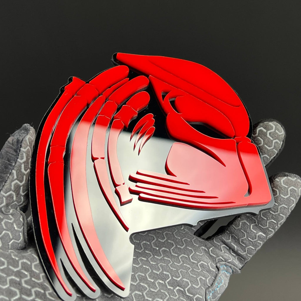 1PC PREDATOR 3D Acrylic Badge – Car Truck Fender Tailgate Trunk Emblem Decal