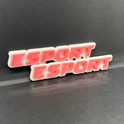 1PC ESPORT Emblem – 3D Acrylic Multicolor Tailgate Fender Car Truck SUV Badge