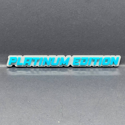 1PC PLATINUM Edition Emblem – Durable 3D Acrylic Fender & Trunk Badge