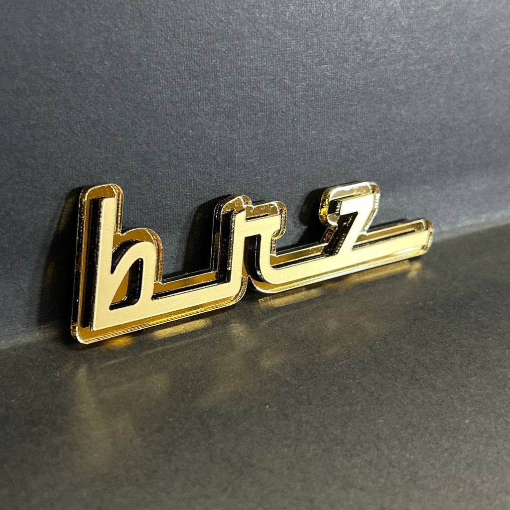 1PC BRZ Emblem – 3D Acrylic Fender or Trunk Badge for Subaru Models