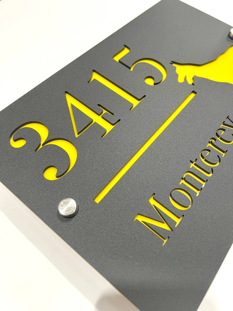 Custom House Number Plaques House Door Number Signs Matt Address Plaques