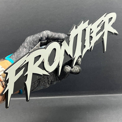 1pc FRONTIER 3D Emblem – Custom Multicolor Acrylic Badge for Car, Truck & SUV