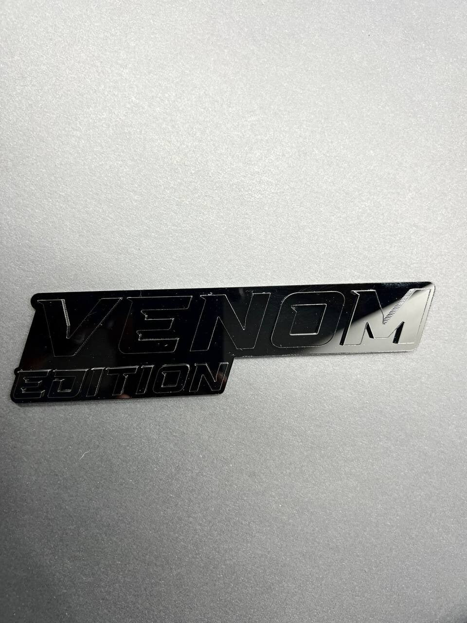 1pcs Venom Black Edition Emblem Car Badges Badass 3D Sticker Decal Multicolor