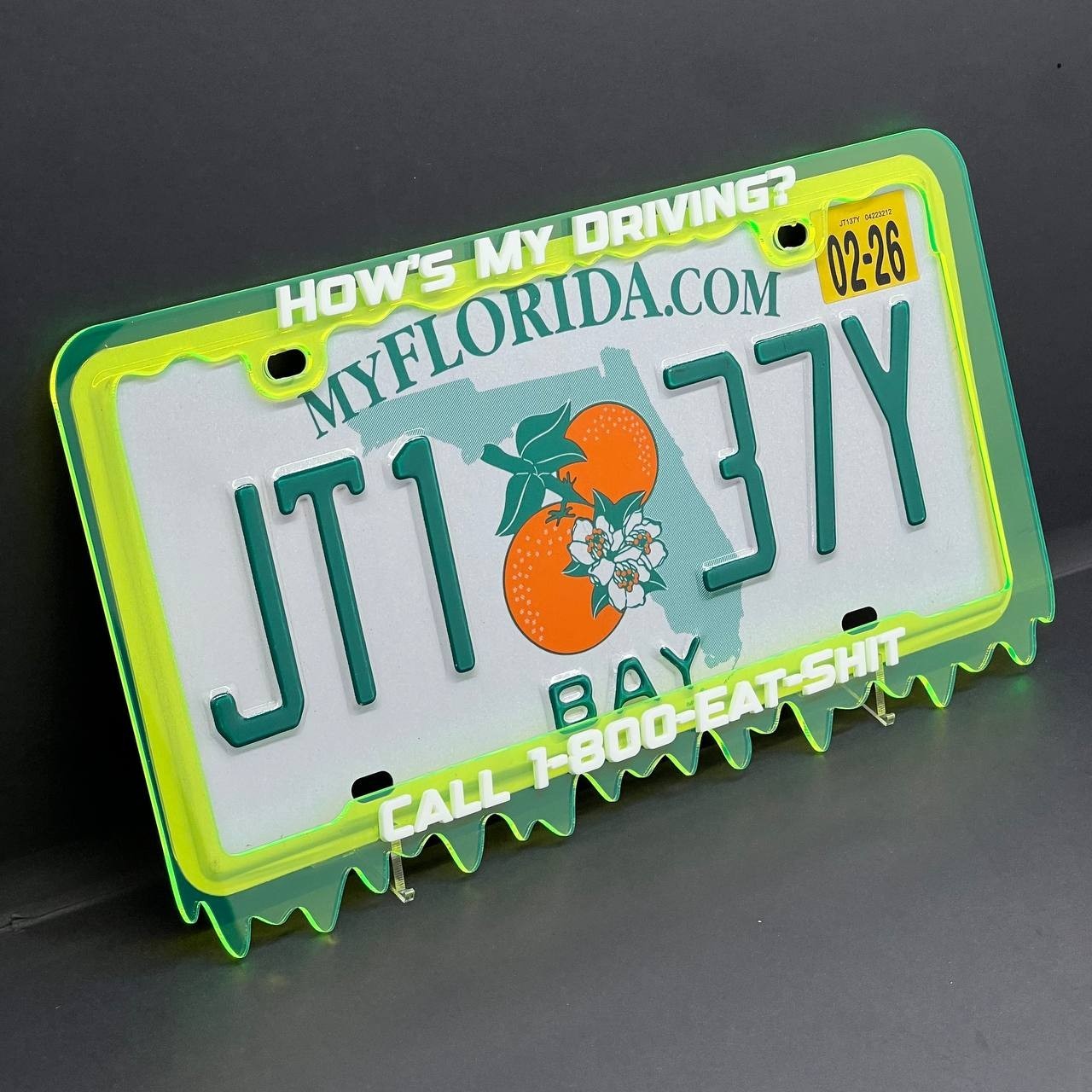 HOW'S MY DRIVING License Plate Frame Cover – Car Tag Frame for Truck SUV Car