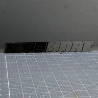 1PC NITEMARE Black 3D Emblem Custom Badge Sticker for Car SUV TRUCK