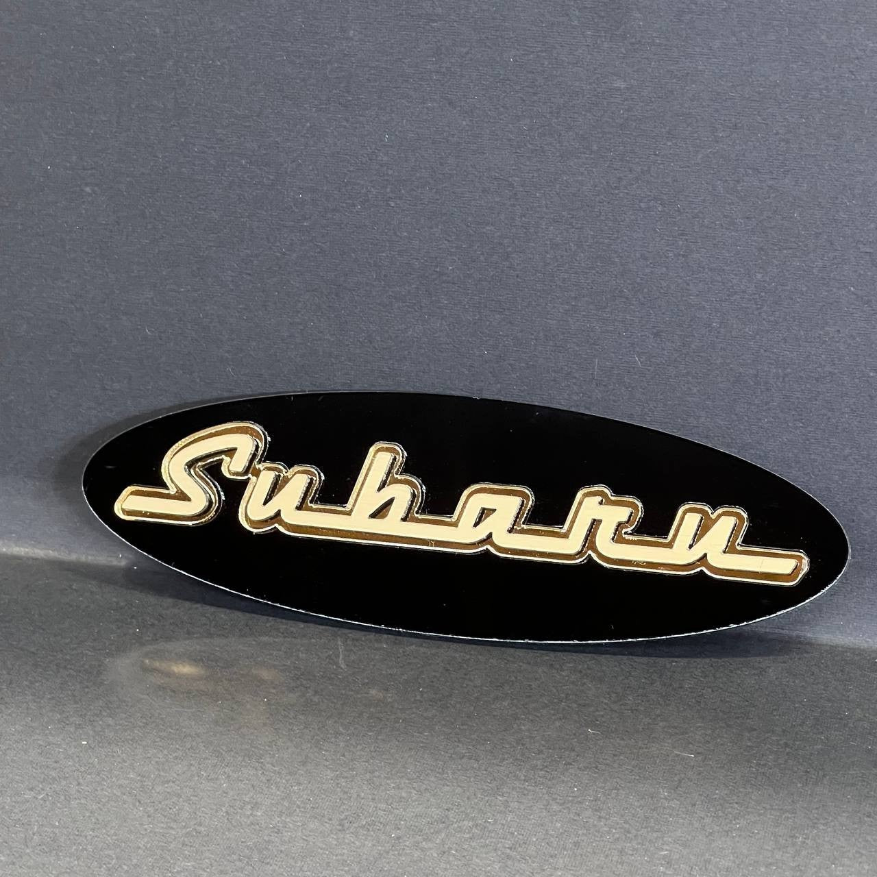 1PC Subaru 3D Emblem – Exterior Fender or Trunk Badge for Subaru Vehicles