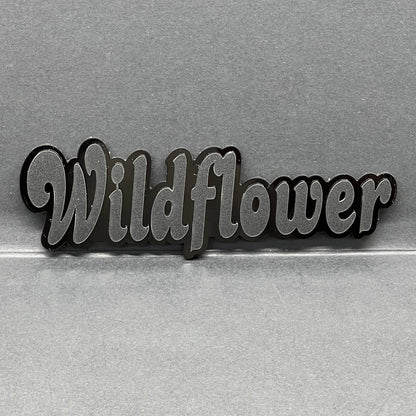 1PC WILDFLOWER Emblem – Custom 3D Multicolor Acrylic Car Exterior Badge