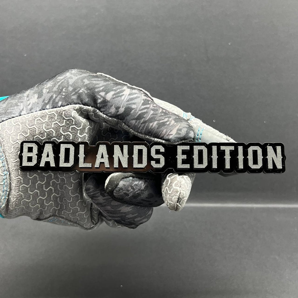 1PC Badlands Edition Badge – Custom Acrylic Multicolor Emblem Decal for Car