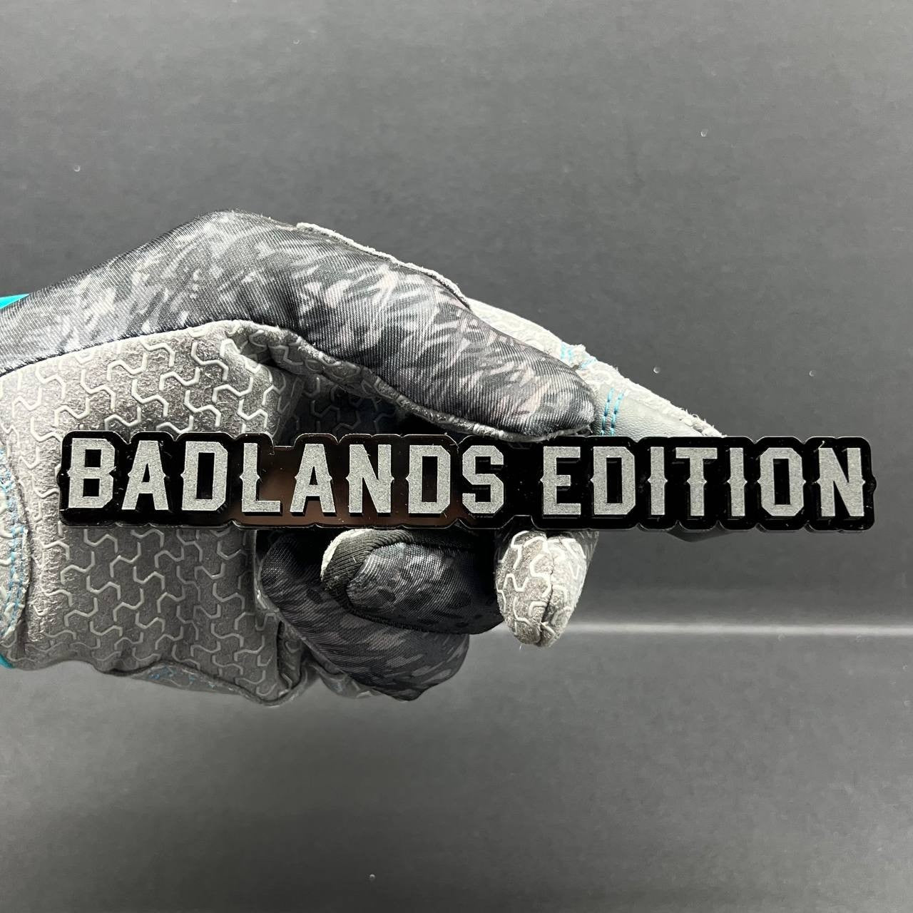 1PC Badlands Edition Badge – Custom Acrylic Multicolor Emblem Decal for Car