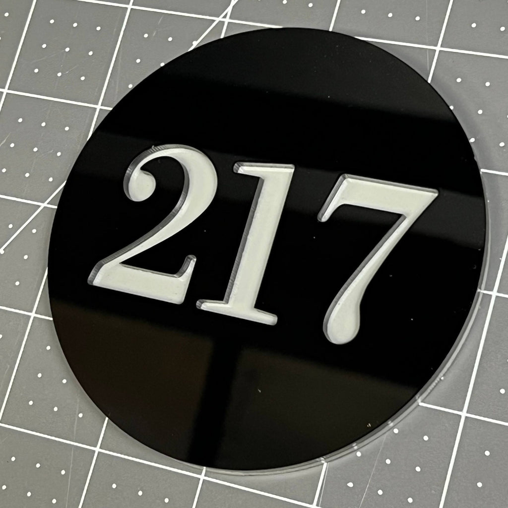 Door Numbers & Signs – Personalized Custom House Number Plaques