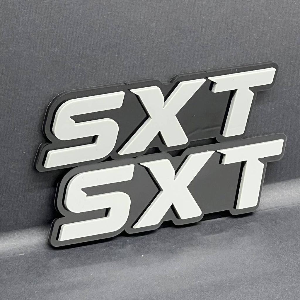Multicolor Emblems SXT – SXT Side Fender Badges (Set of 2) for SXT  Emblem