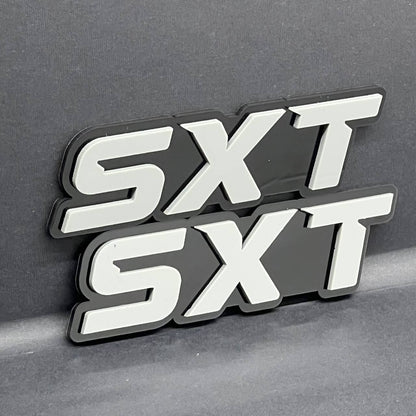 Multicolor Emblems SXT – SXT Side Fender Badges (Set of 2) for SXT  Emblem