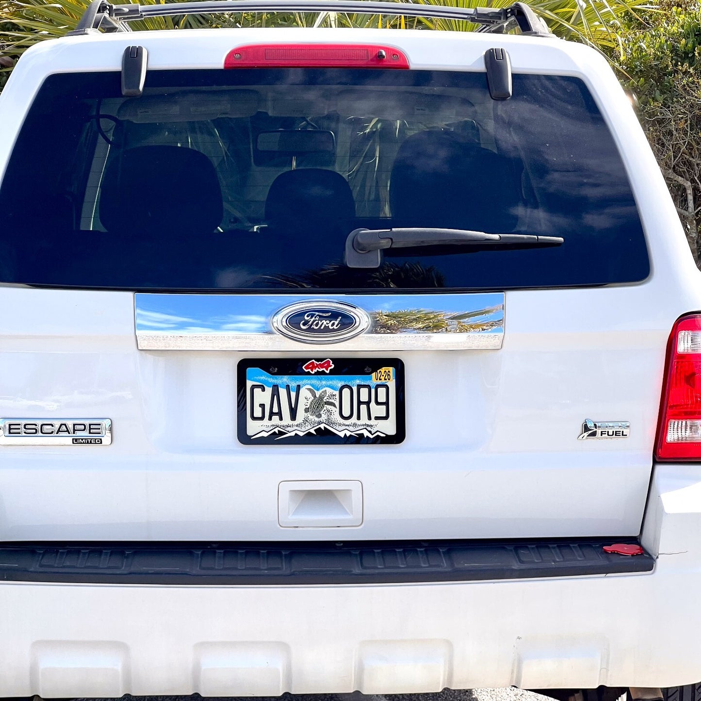 2D MOUNTAINS COLOR CHOICE LICENSE PLATE FRAME 4x4 MOUNTAINS