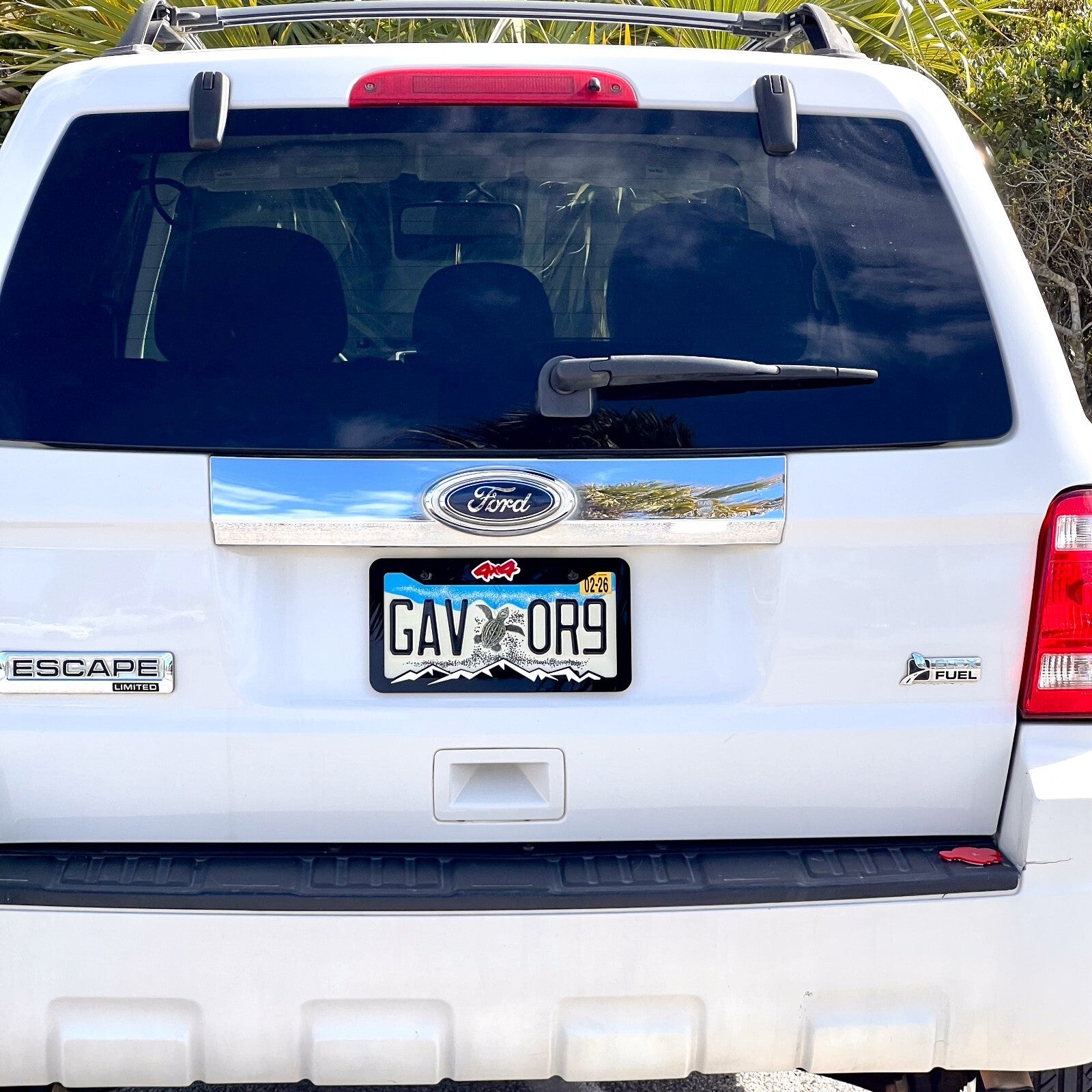 2D MOUNTAINS COLOR CHOICE LICENSE PLATE FRAME 4x4 MOUNTAINS