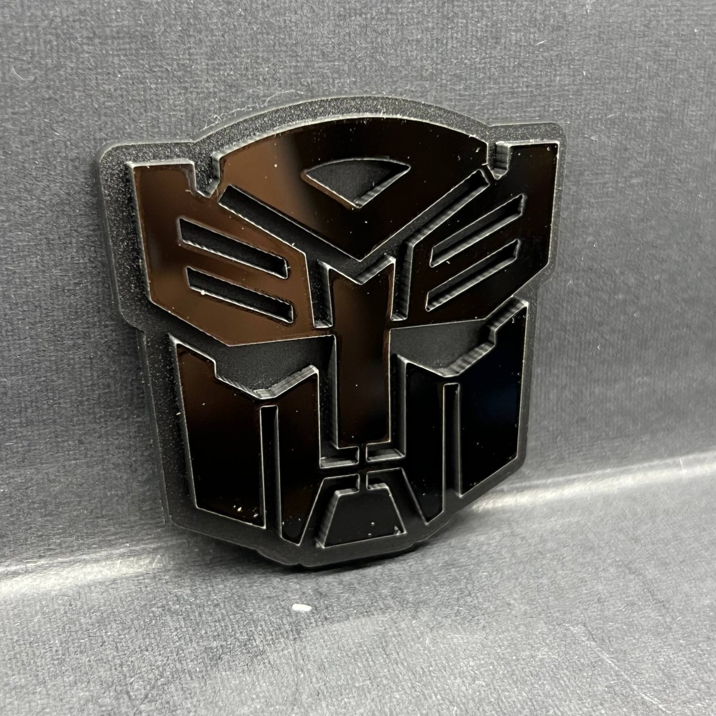 1pc Transformers Multicolor 3D Car Badge – Easy Install Acrylic Trunk & Fender