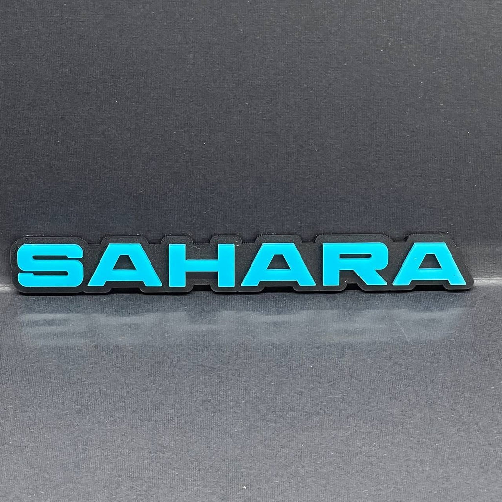 1PC SAHARA 3D multicolor emblem for Jeep Wrangler Sahara Multicolor