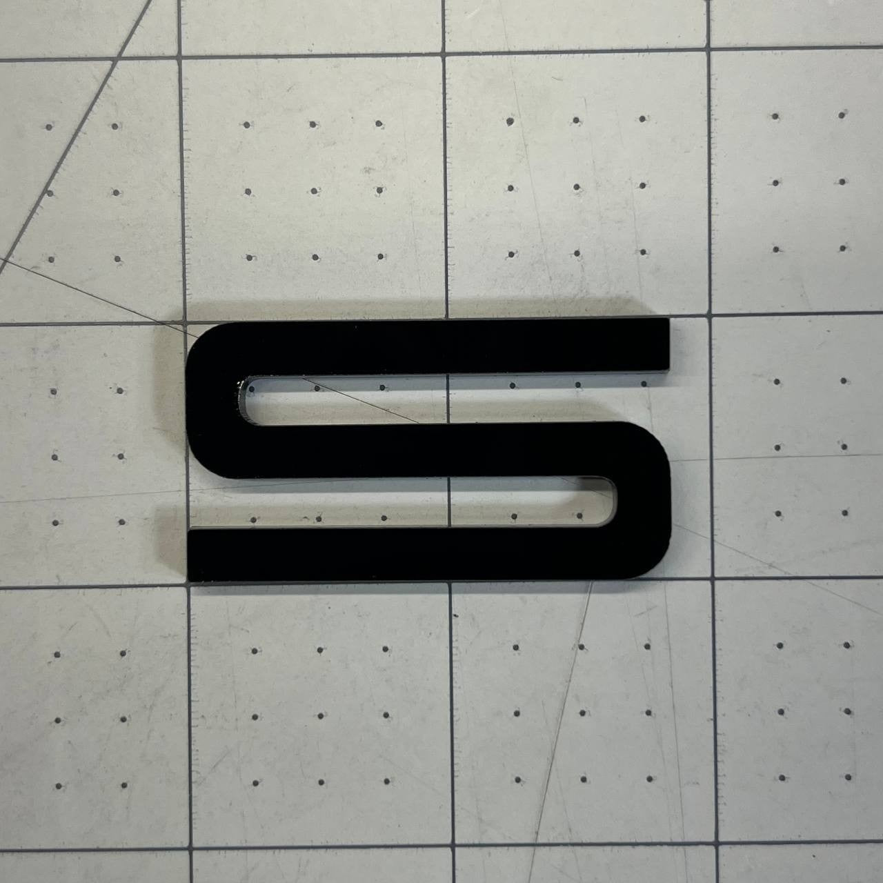 1PC STINGER Black Emblem – 3D Acrylic Fender or Trunk Badge for KIA STINGER
