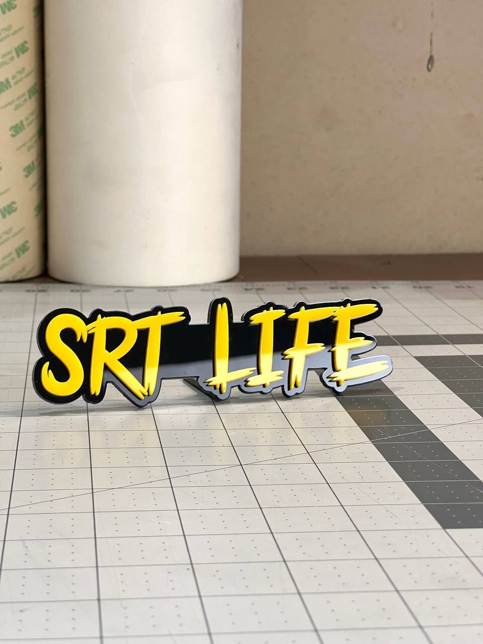 SRT LIFE Multicolor Emblems –  SRT Side Fender Badges (Set of 2) for SRT Emblem