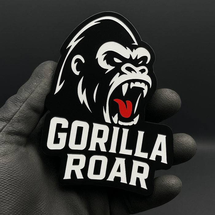GORILLA ROAR - 3D Acrylic Fender Badges for Cars & Truck (1pcs)