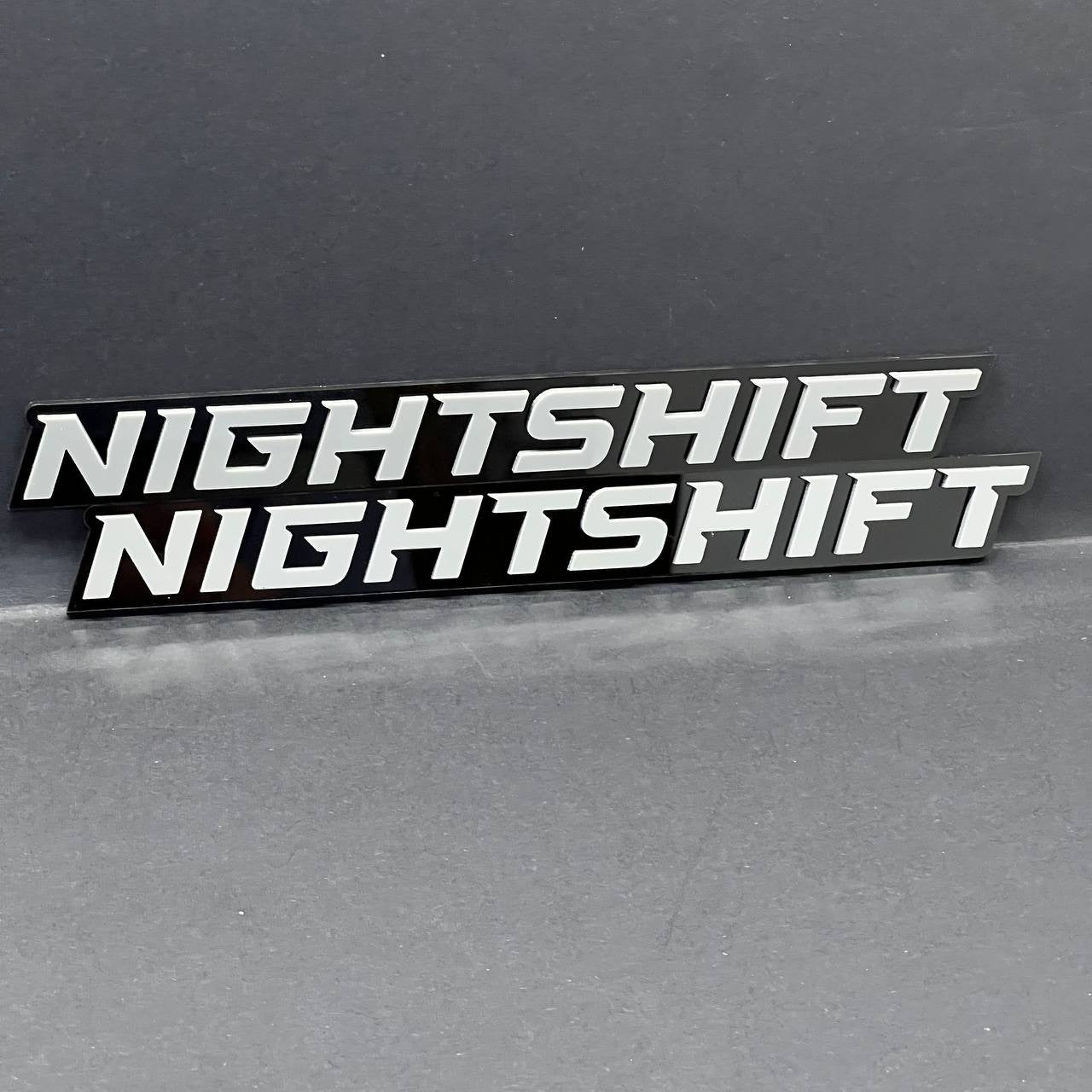 2pcs NIGHTSHIT Multicolor Emblems – NIGHTSHIT Fender Badges for NIGHTSHIT Emblem