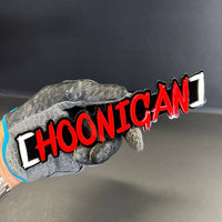 2PCS HOONIGAN 3D Emblem Badges – JDM Drift Style Acrylic Stickers Multicolor