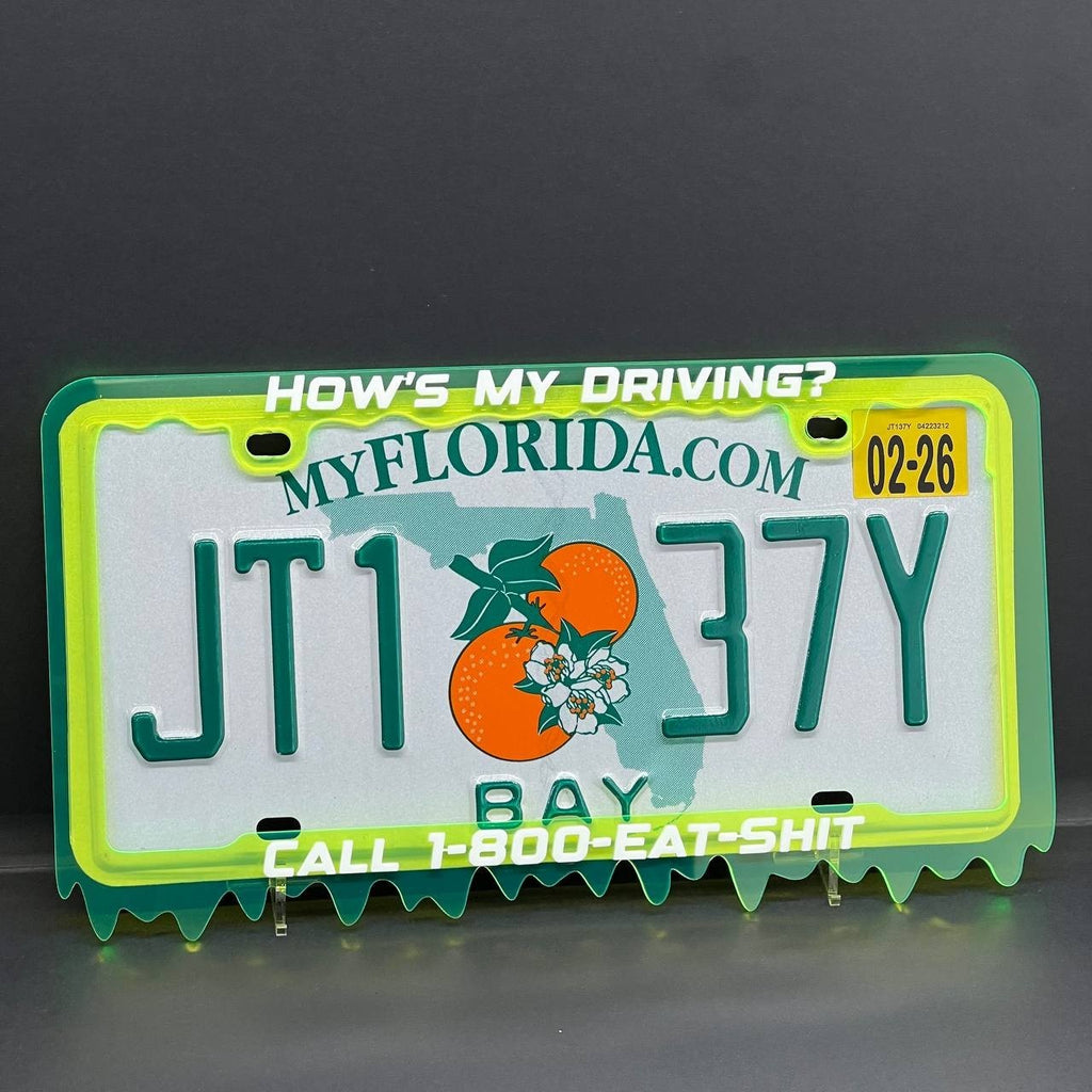 HOW'S MY DRIVING License Plate Frame Cover – Car Tag Frame for Truck SUV Car